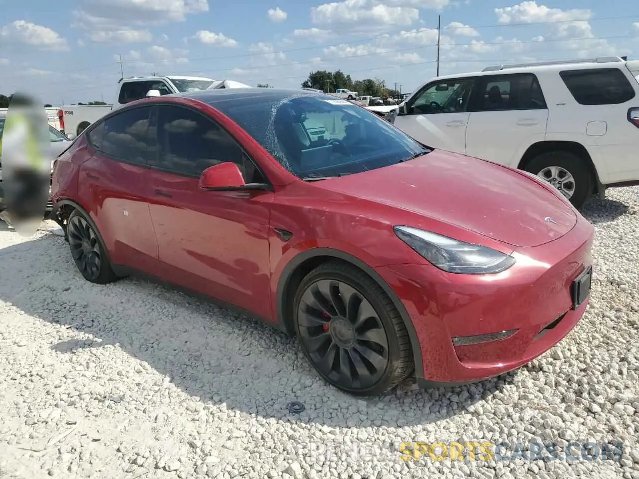 4 Photograph of a damaged car 7SAYGDEF4NF522516 TESLA MODEL Y 2022