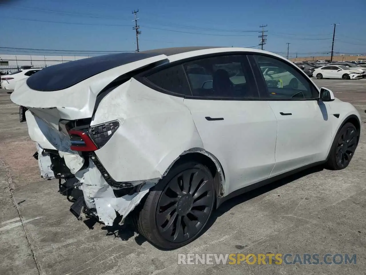 3 Photograph of a damaged car 7SAYGDEF4NF539011 TESLA MODEL Y 2022