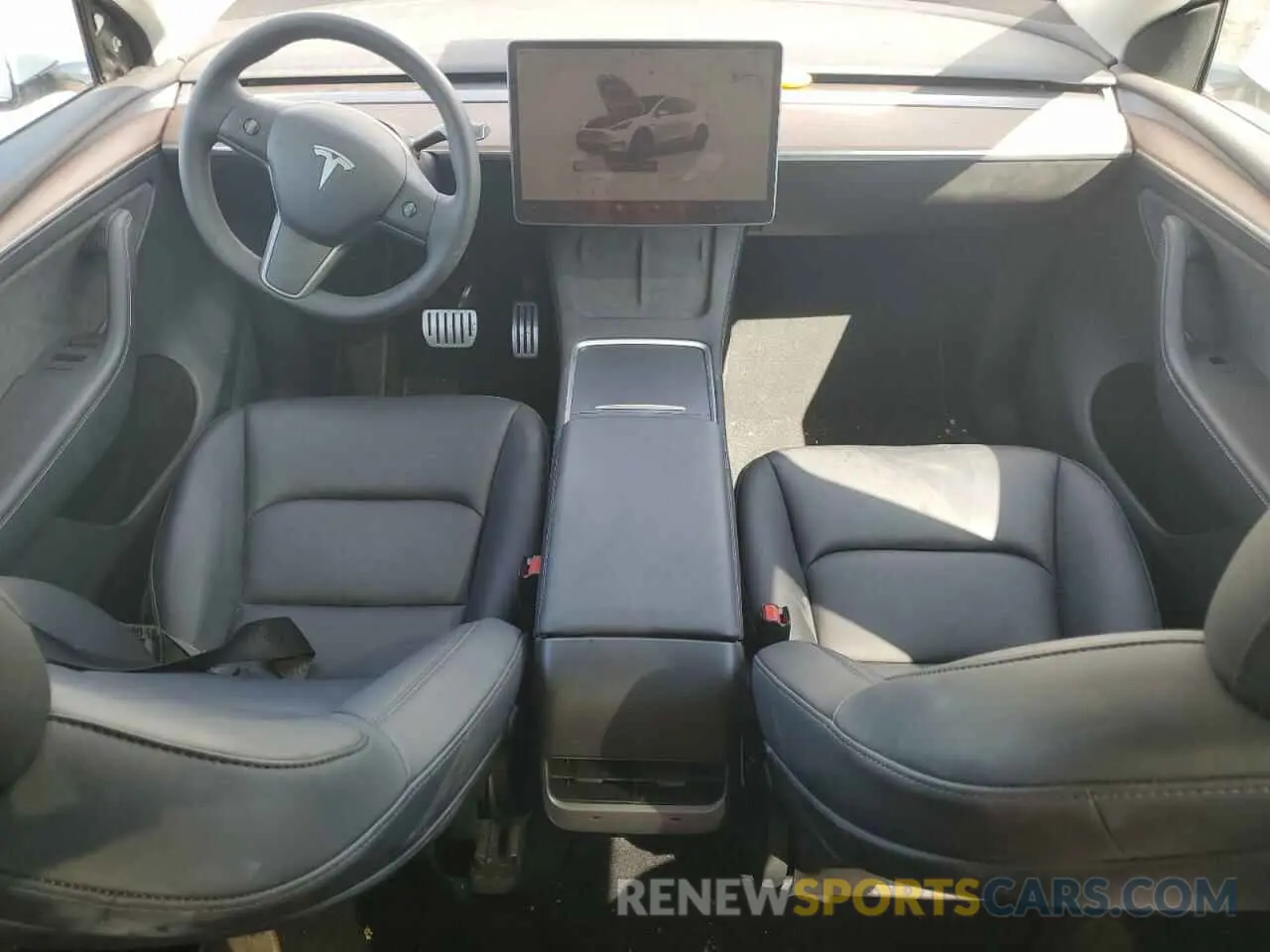 8 Photograph of a damaged car 7SAYGDEF4NF539011 TESLA MODEL Y 2022