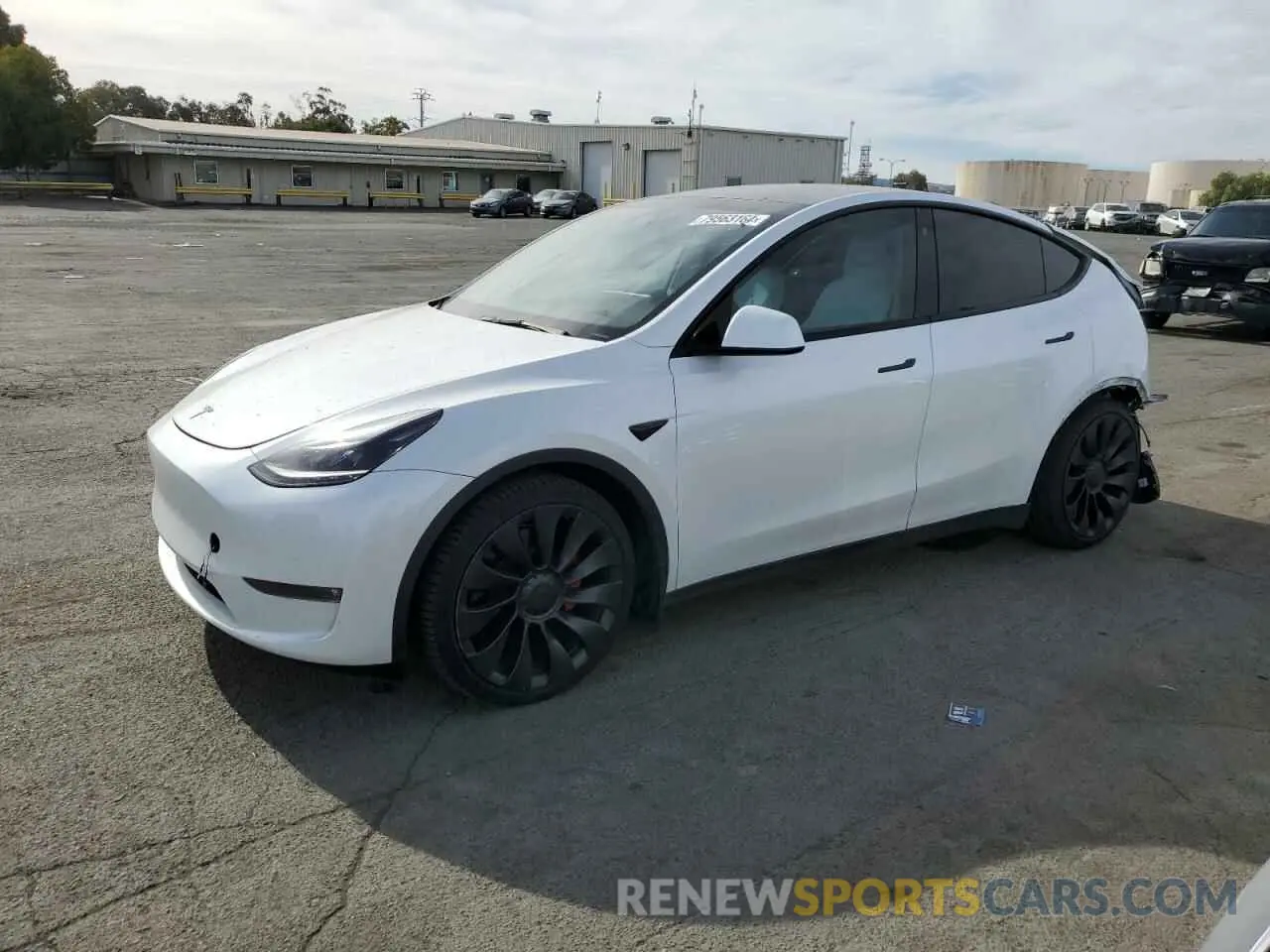 1 Photograph of a damaged car 7SAYGDEF4NF561378 TESLA MODEL Y 2022