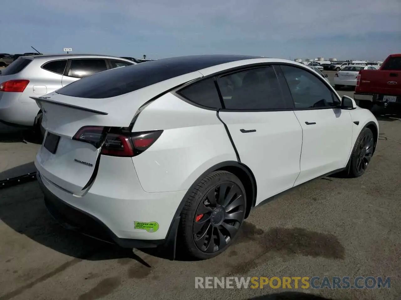 3 Photograph of a damaged car 7SAYGDEF4NF561378 TESLA MODEL Y 2022