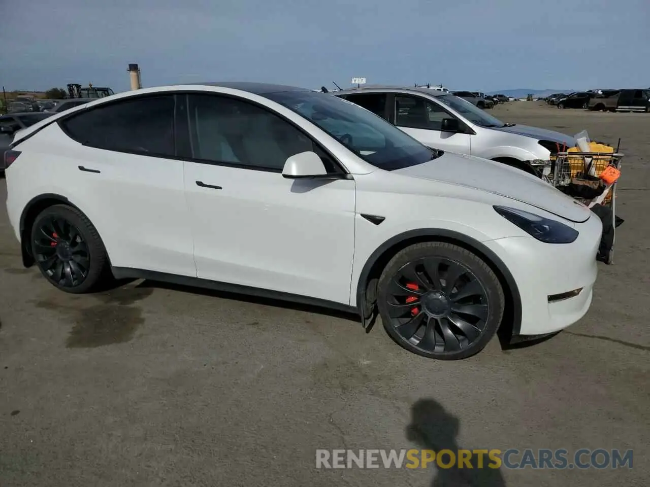4 Photograph of a damaged car 7SAYGDEF4NF561378 TESLA MODEL Y 2022