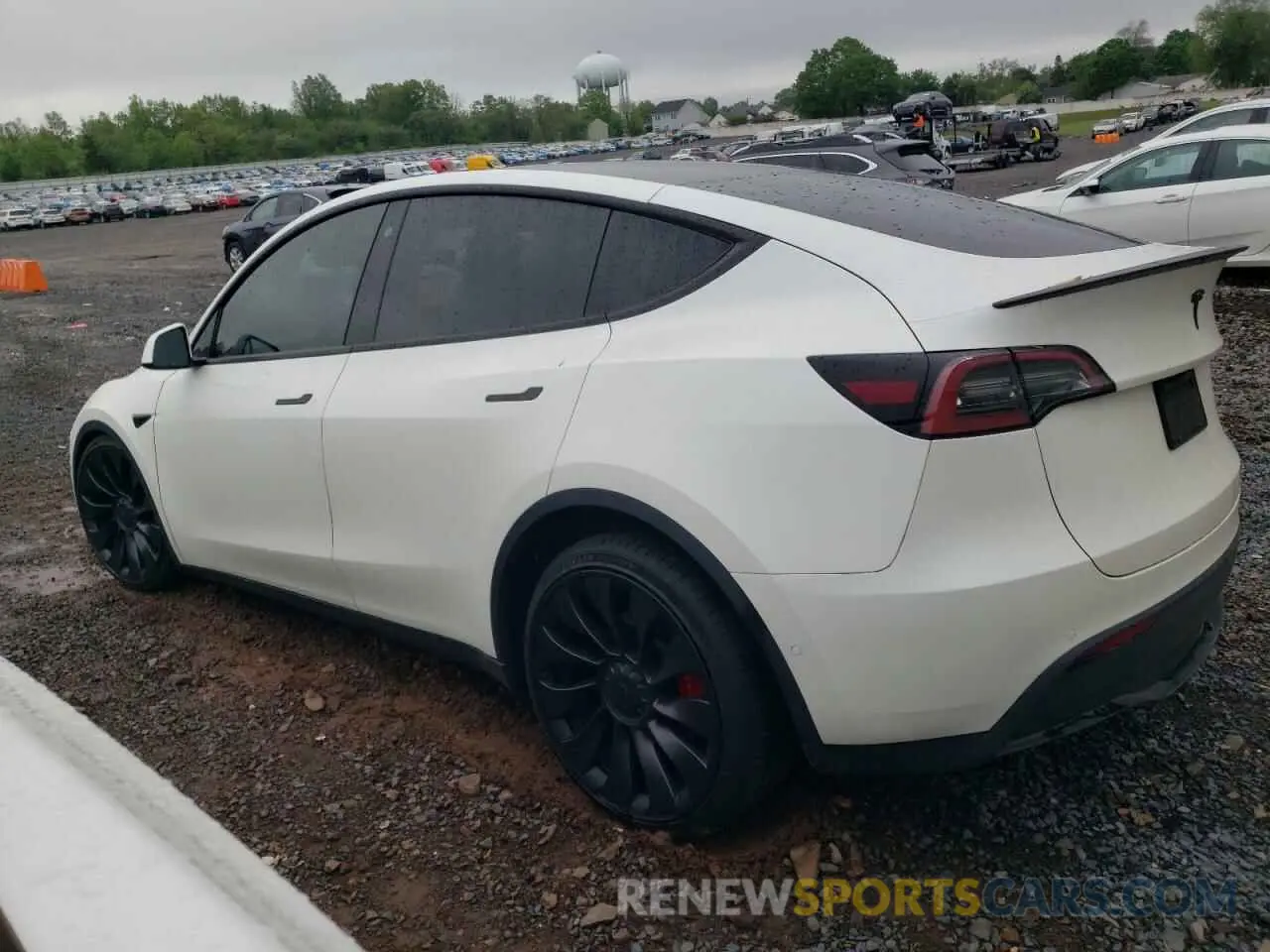 2 Photograph of a damaged car 7SAYGDEF4NF564278 TESLA MODEL Y 2022