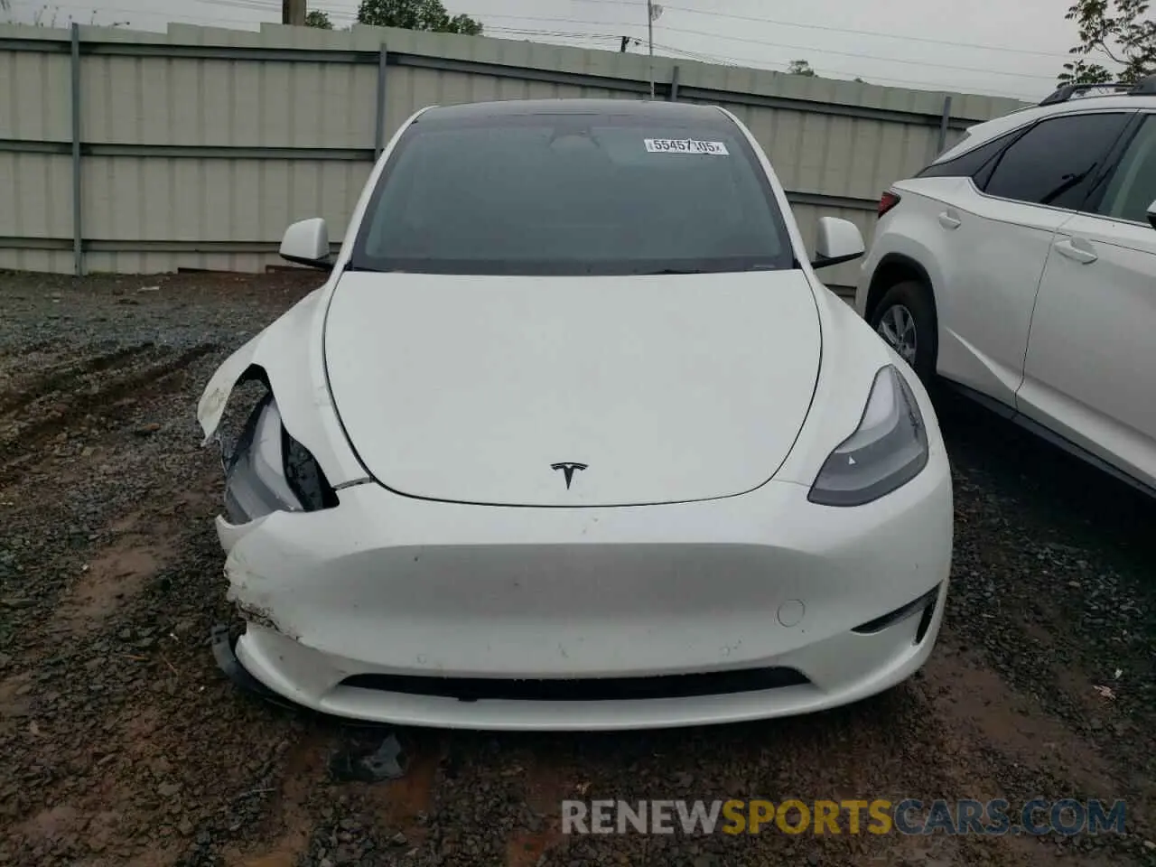 5 Photograph of a damaged car 7SAYGDEF4NF564278 TESLA MODEL Y 2022