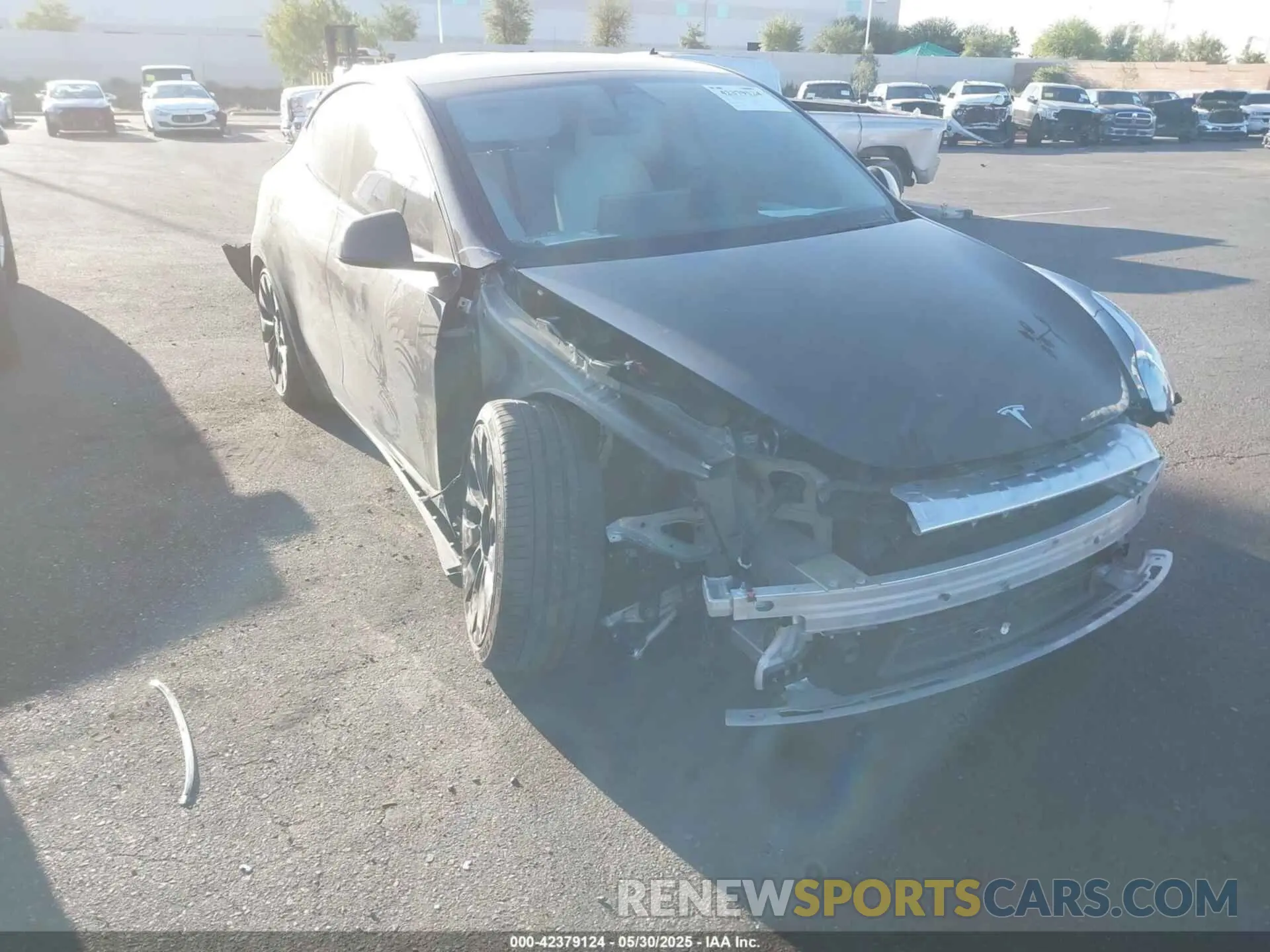 1 Photograph of a damaged car 7SAYGDEF4NF564975 TESLA MODEL Y 2022