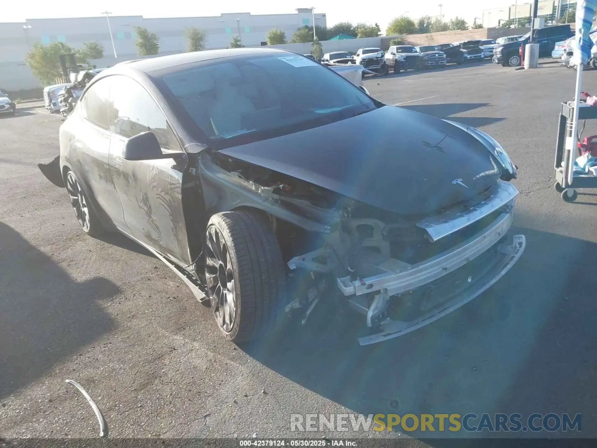 6 Photograph of a damaged car 7SAYGDEF4NF564975 TESLA MODEL Y 2022