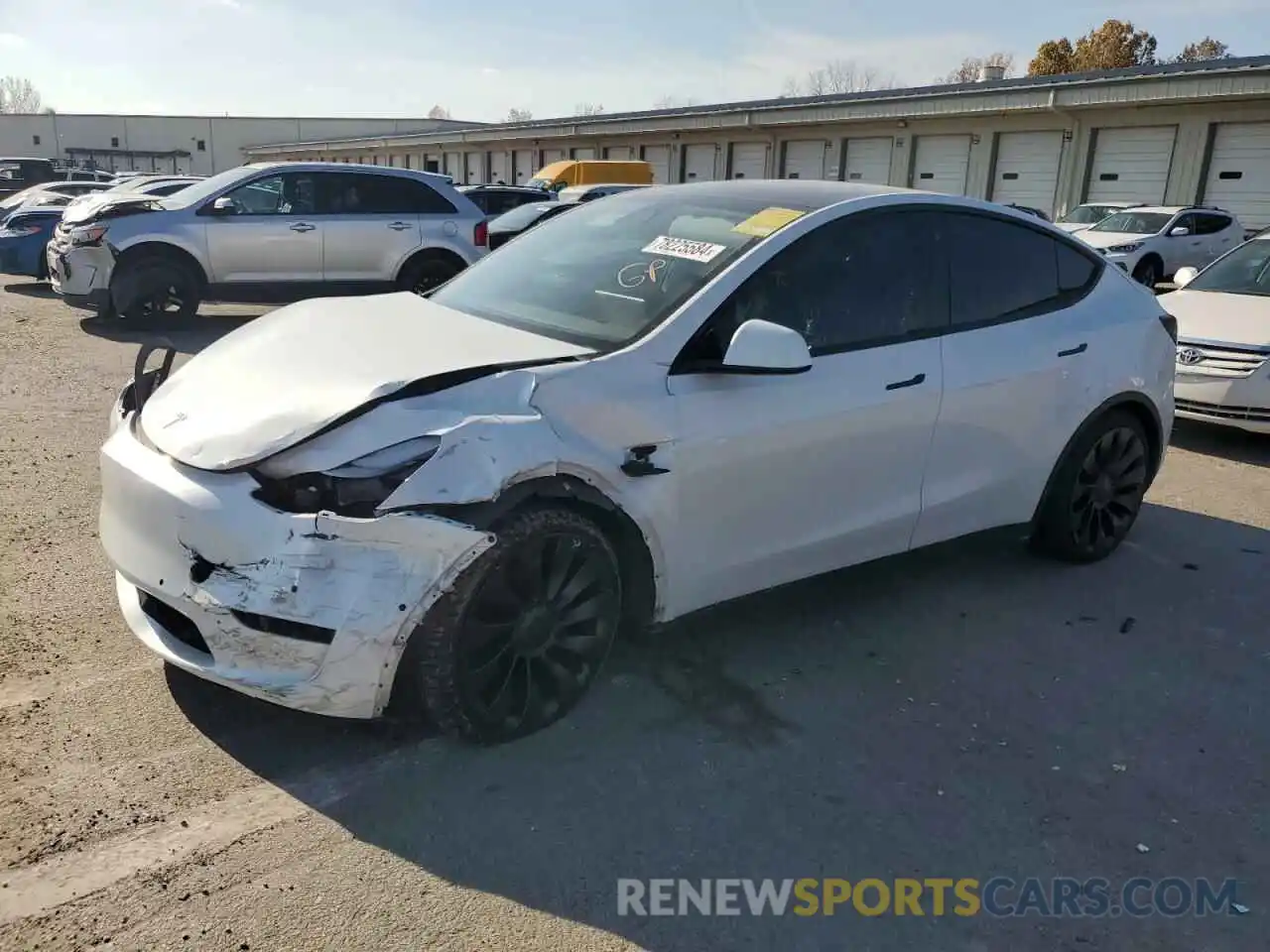 1 Photograph of a damaged car 7SAYGDEF5NF313270 TESLA MODEL Y 2022