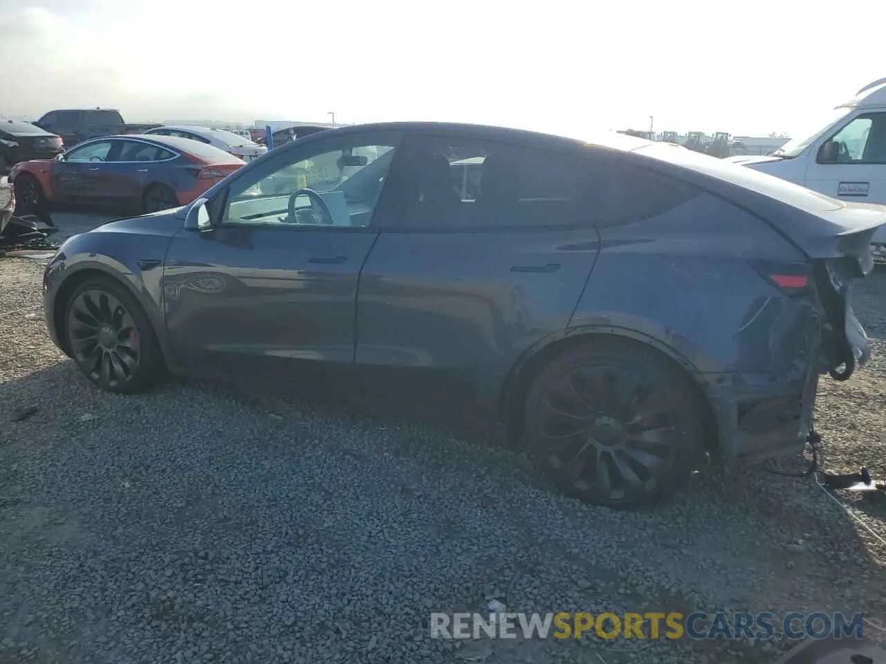 2 Photograph of a damaged car 7SAYGDEF5NF343093 TESLA MODEL Y 2022