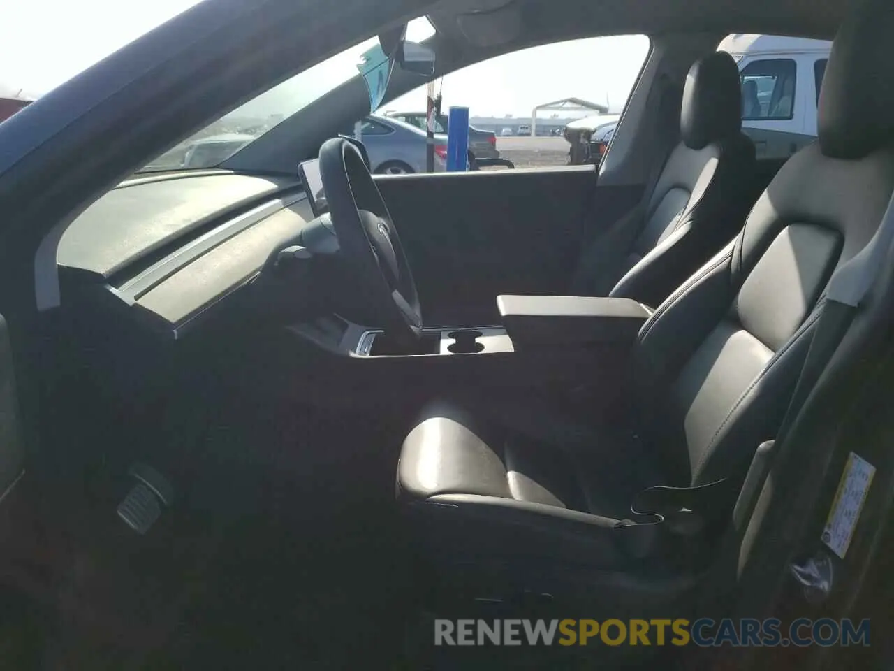 7 Photograph of a damaged car 7SAYGDEF5NF343093 TESLA MODEL Y 2022