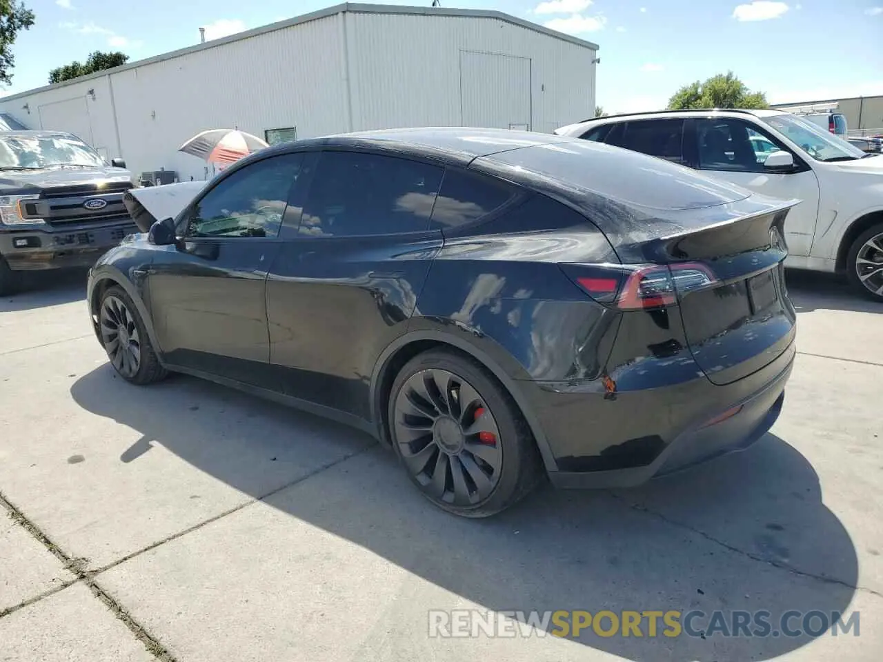 2 Photograph of a damaged car 7SAYGDEF5NF343708 TESLA MODEL Y 2022