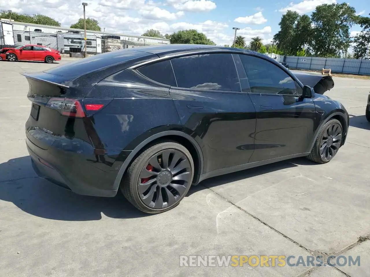 3 Photograph of a damaged car 7SAYGDEF5NF343708 TESLA MODEL Y 2022