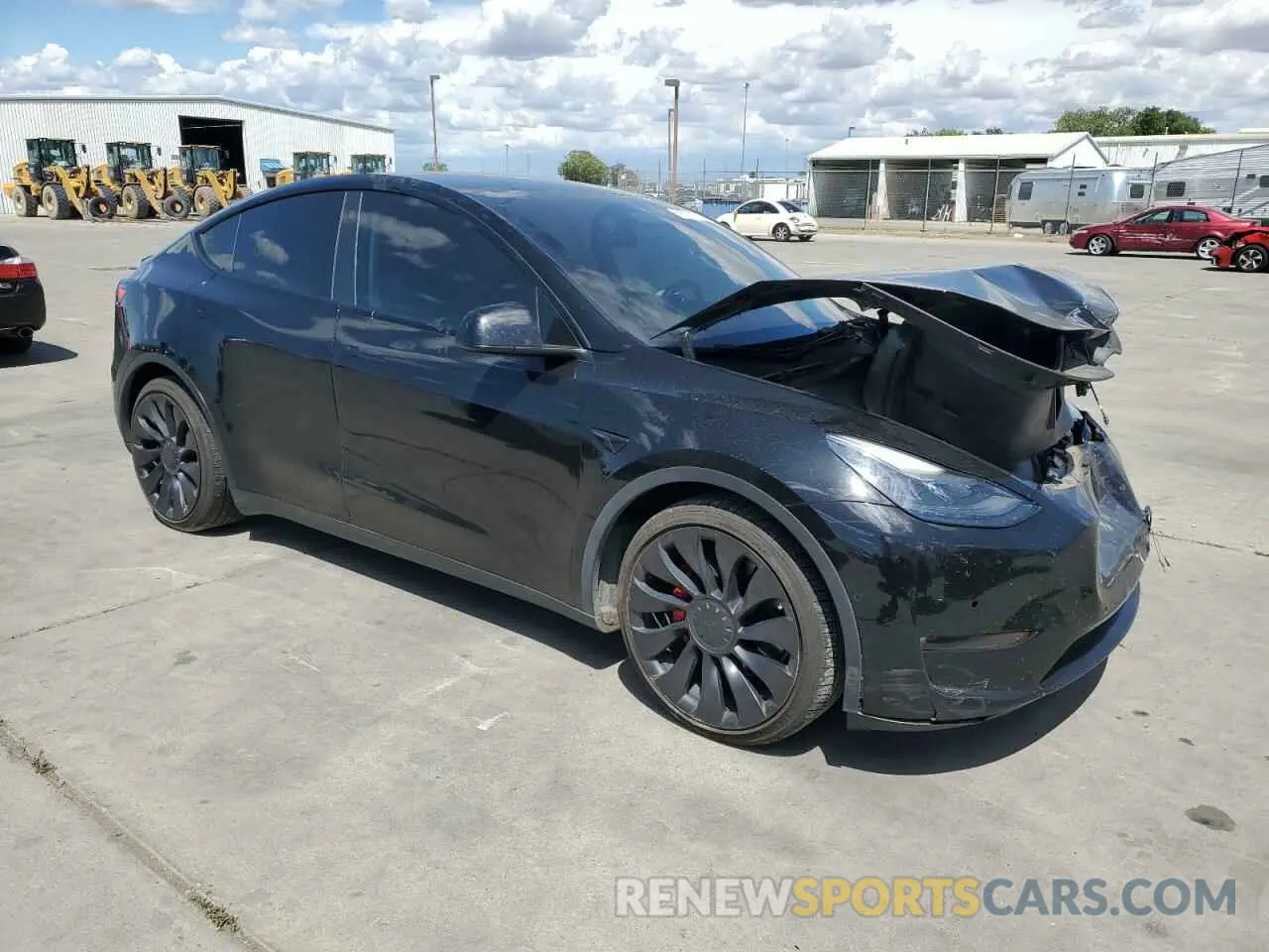 4 Photograph of a damaged car 7SAYGDEF5NF343708 TESLA MODEL Y 2022