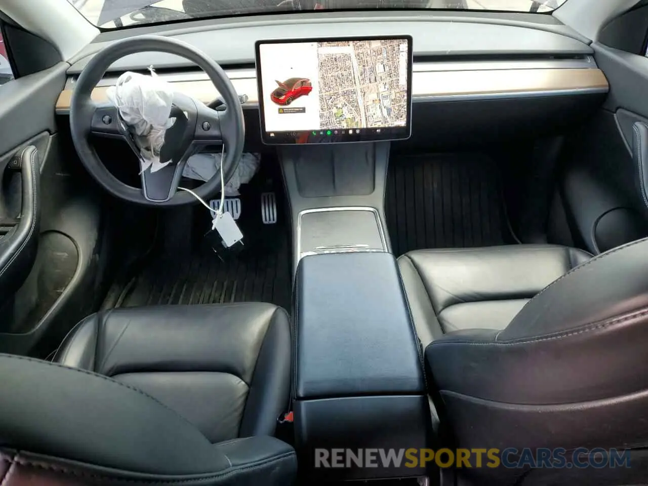 8 Photograph of a damaged car 7SAYGDEF5NF343708 TESLA MODEL Y 2022