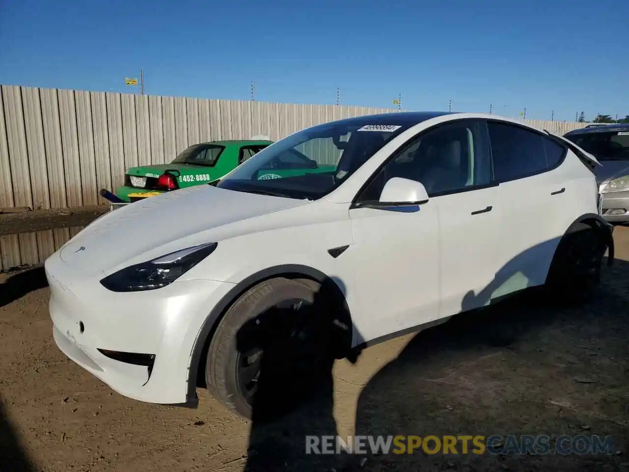 1 Photograph of a damaged car 7SAYGDEF5NF347922 TESLA MODEL Y 2022