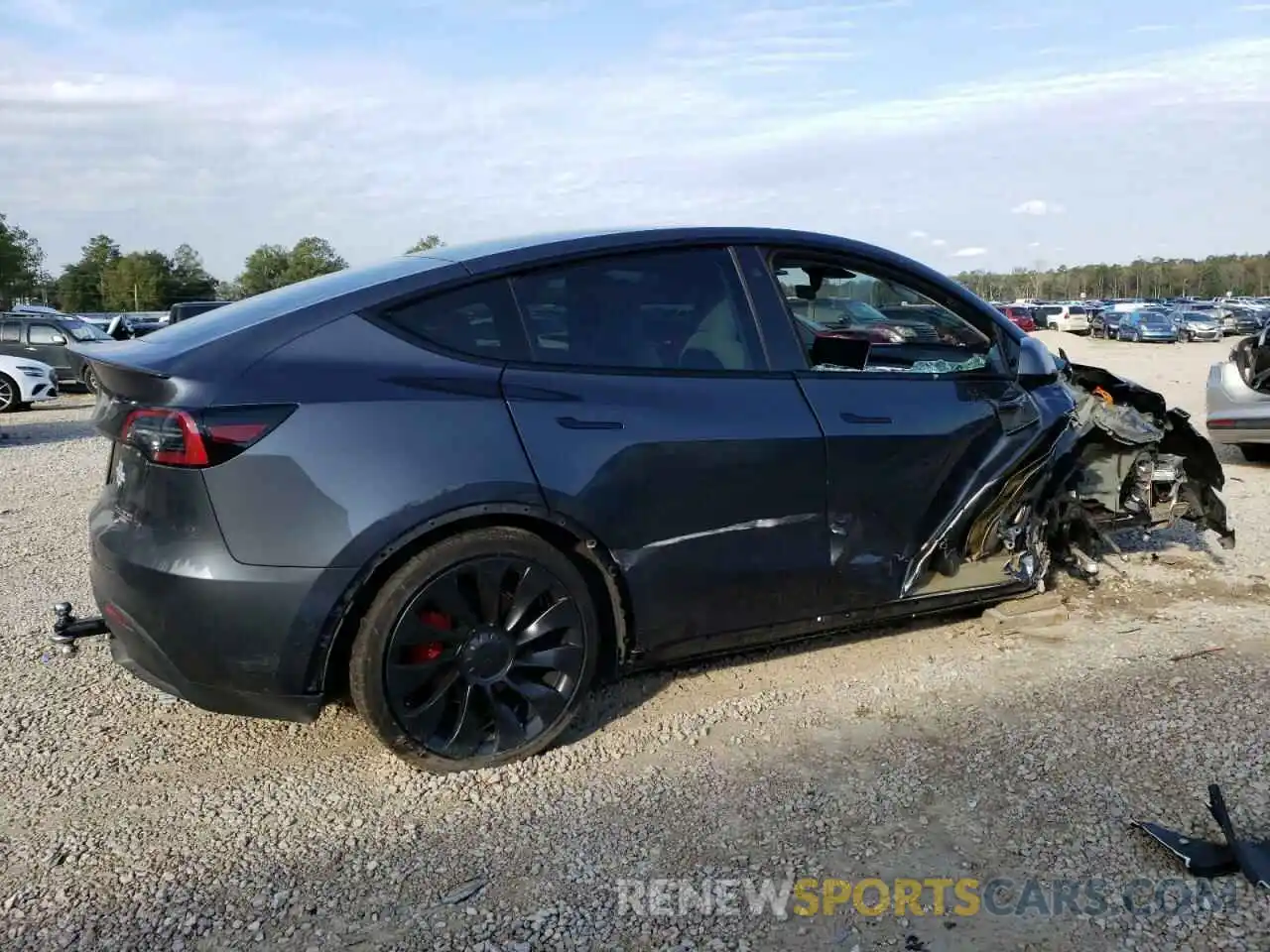 3 Photograph of a damaged car 7SAYGDEF5NF378264 TESLA MODEL Y 2022