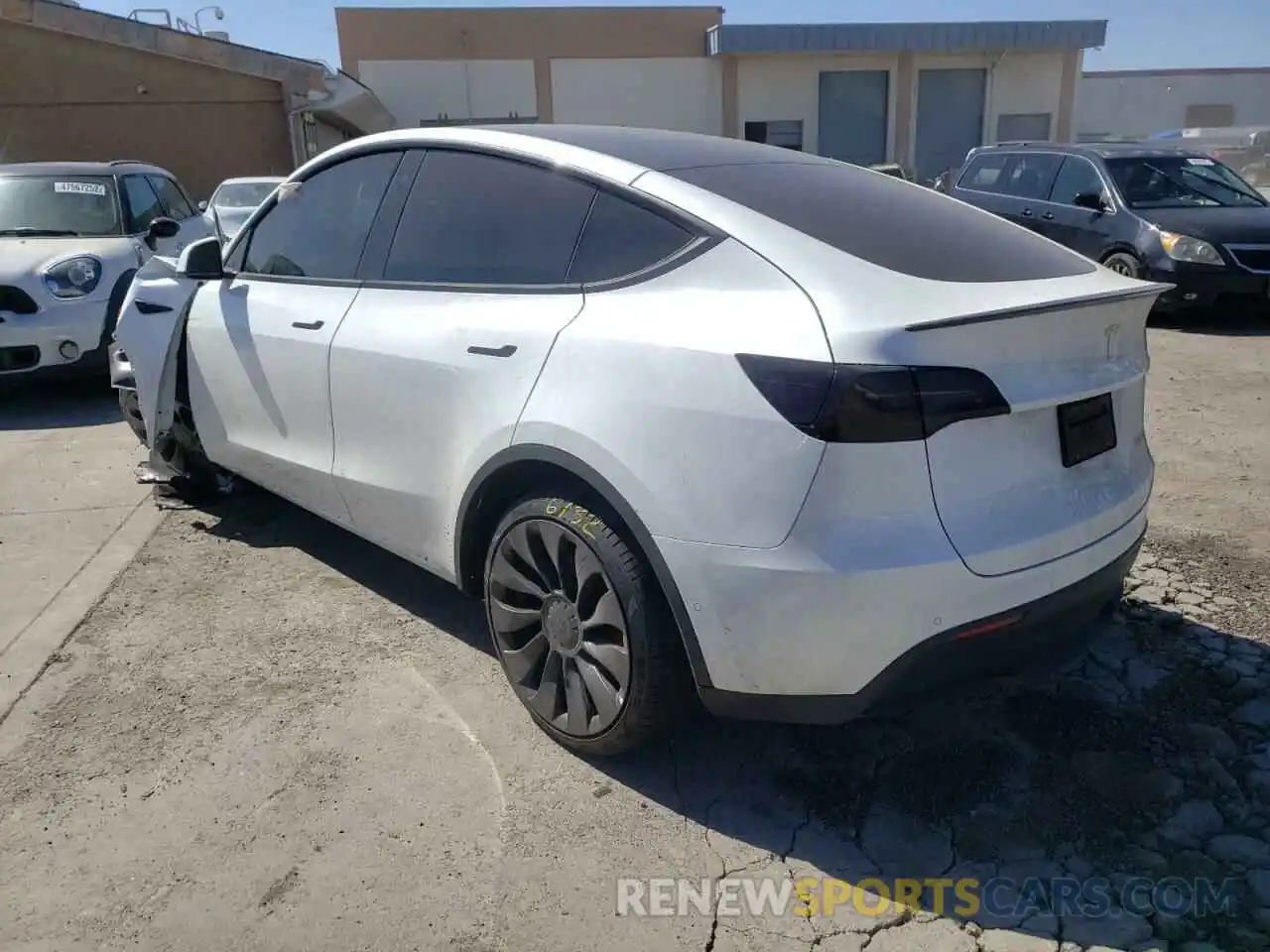 3 Photograph of a damaged car 7SAYGDEF5NF387935 TESLA MODEL Y 2022