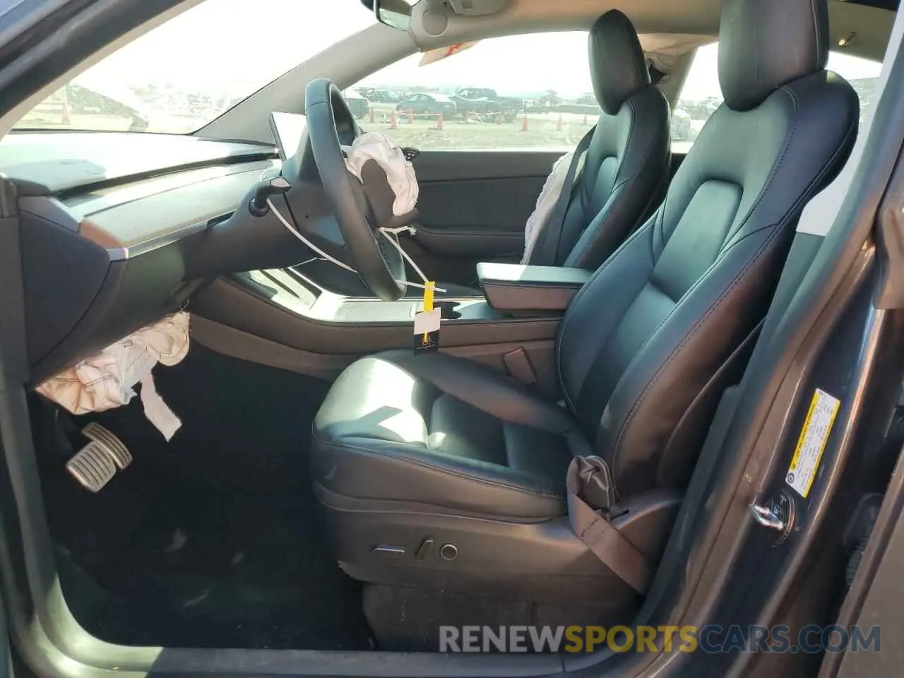 7 Photograph of a damaged car 7SAYGDEF5NF387966 TESLA MODEL Y 2022