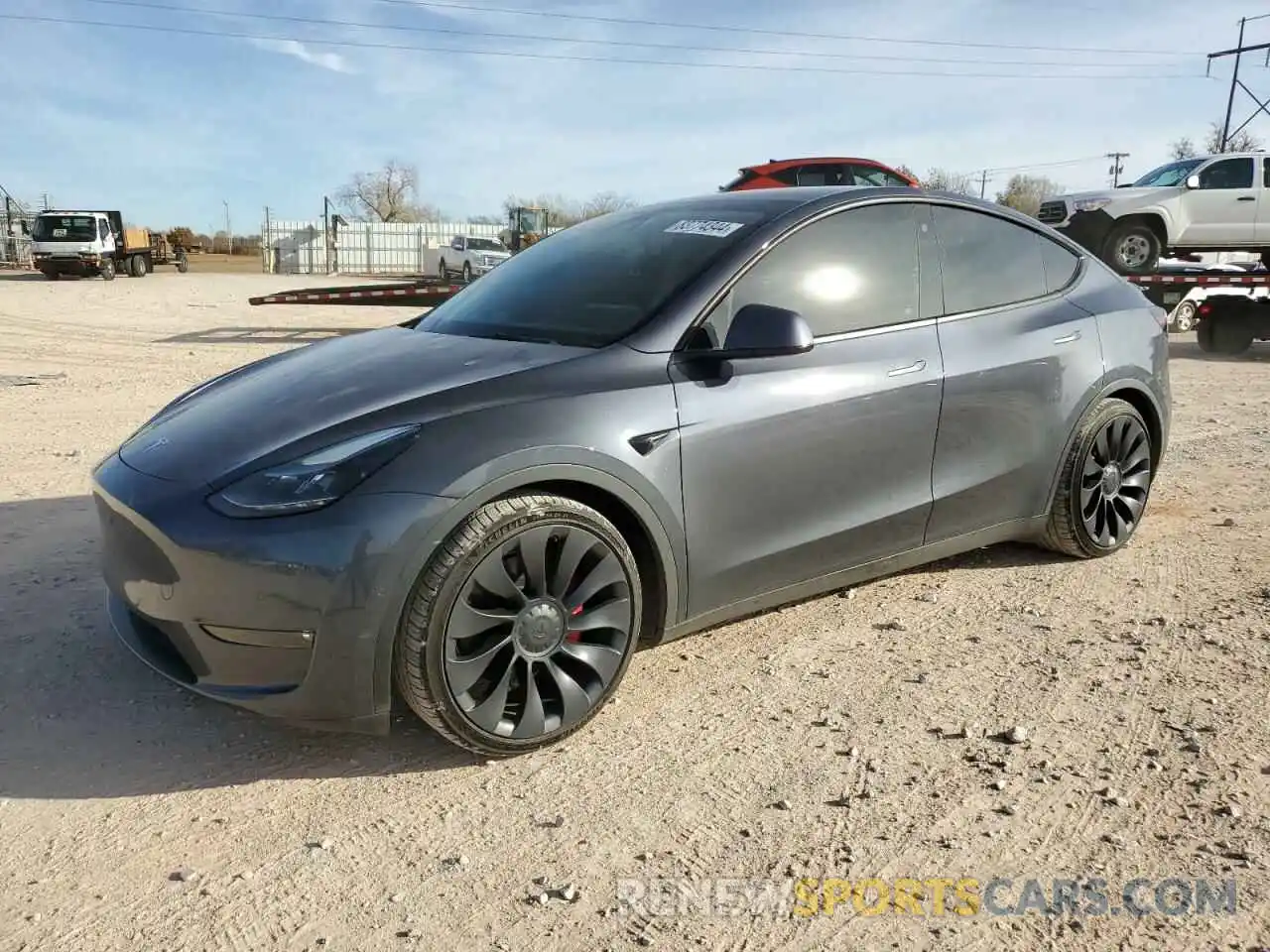 1 Photograph of a damaged car 7SAYGDEF5NF399728 TESLA MODEL Y 2022