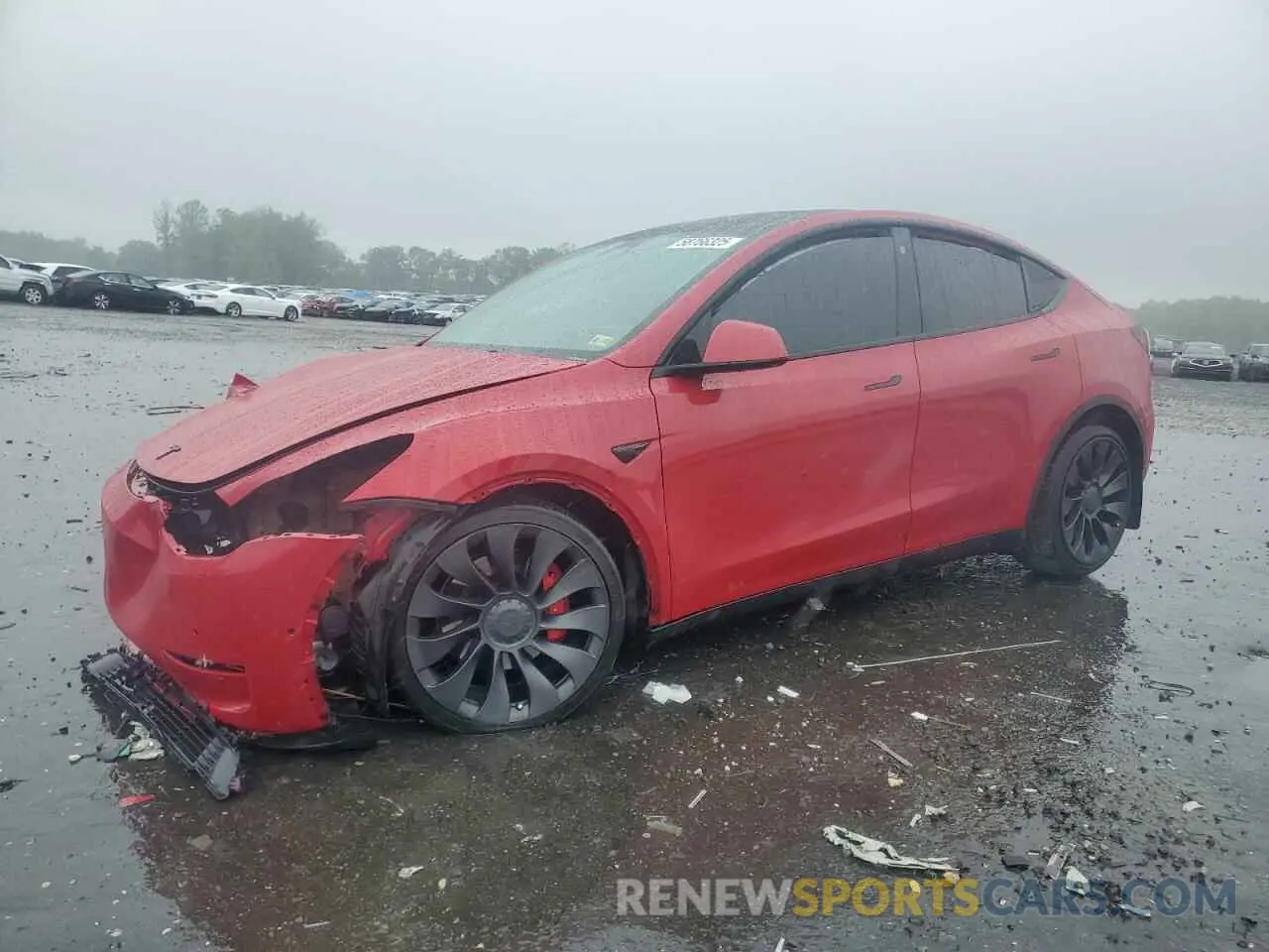 1 Photograph of a damaged car 7SAYGDEF5NF399938 TESLA MODEL Y 2022