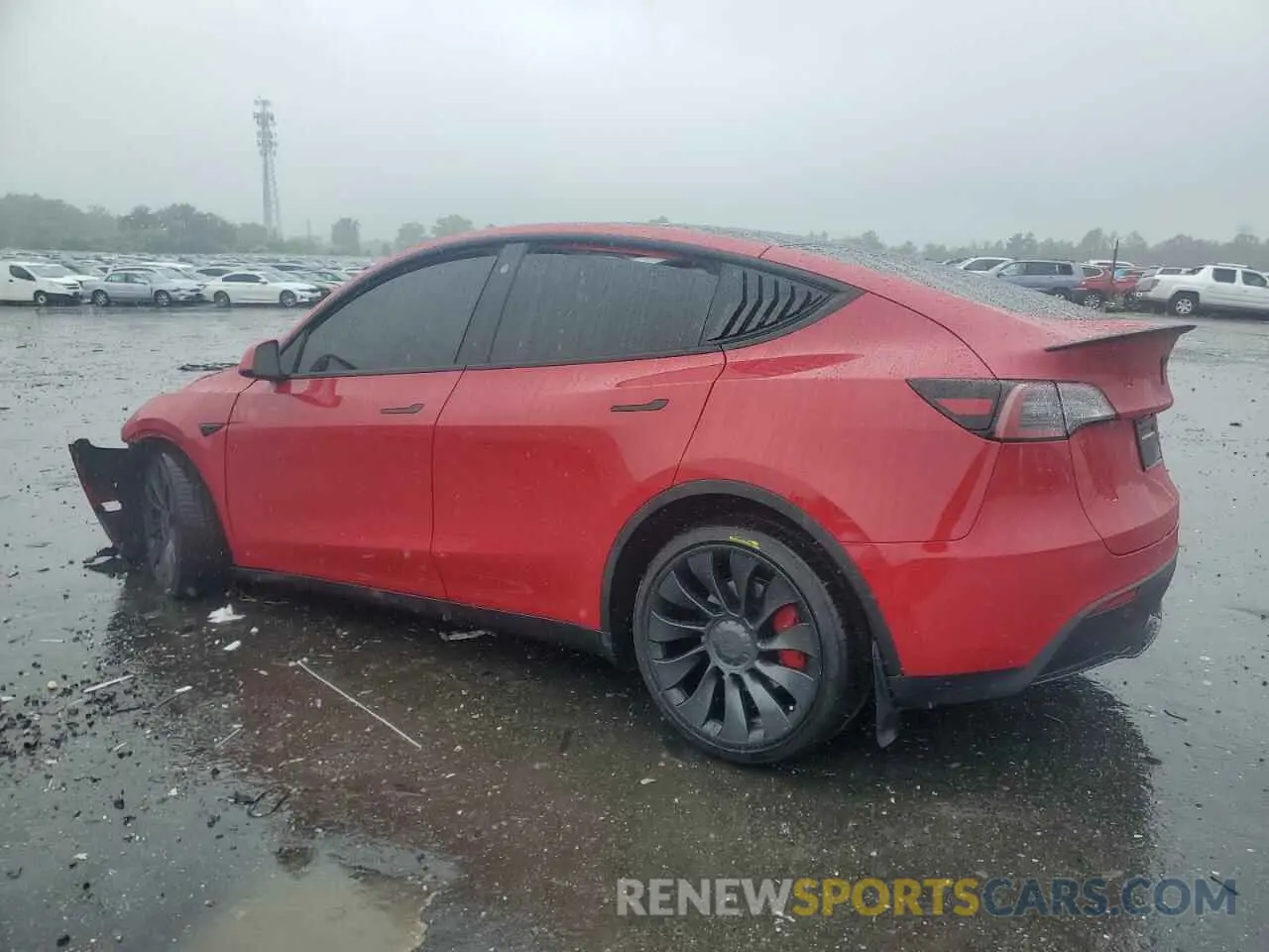 2 Photograph of a damaged car 7SAYGDEF5NF399938 TESLA MODEL Y 2022