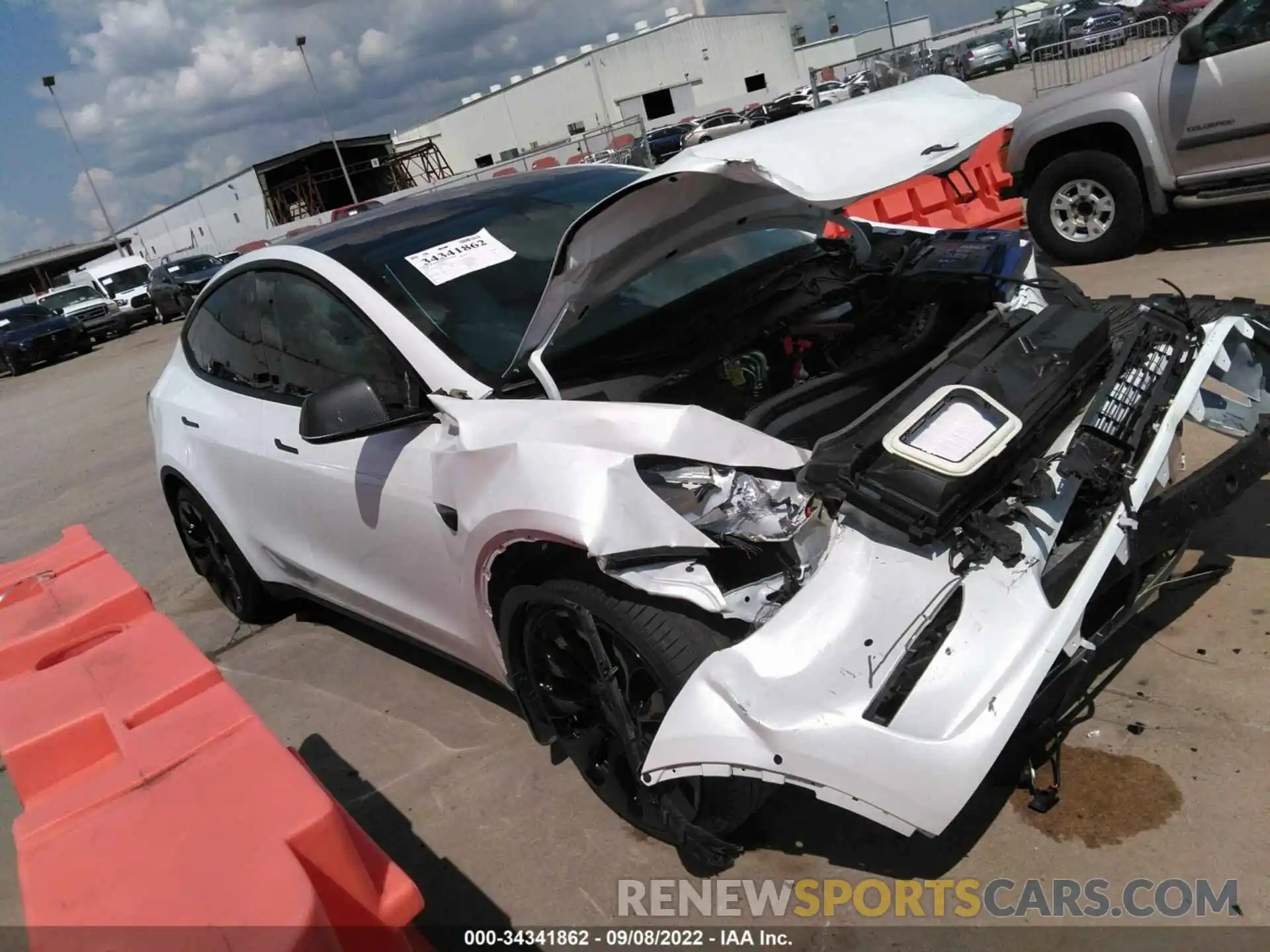 1 Photograph of a damaged car 7SAYGDEF5NF450998 TESLA MODEL Y 2022