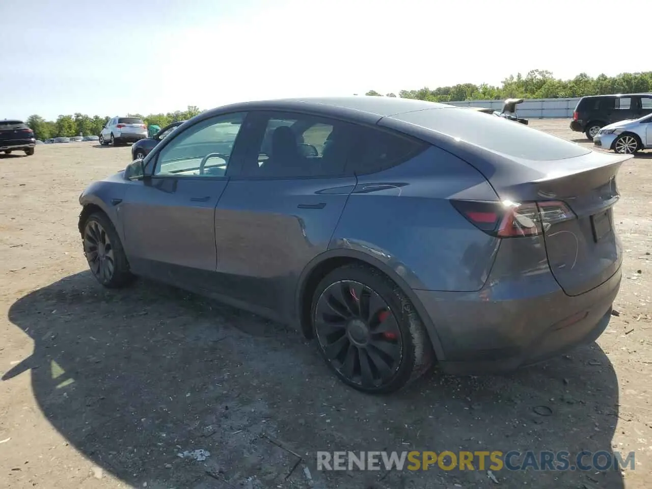 2 Photograph of a damaged car 7SAYGDEF5NF469289 TESLA MODEL Y 2022