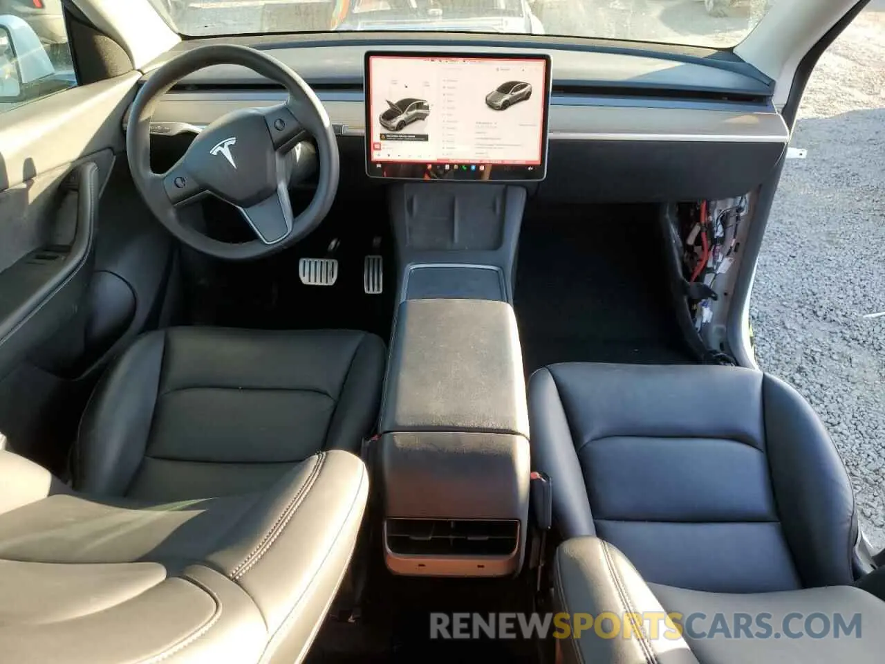 8 Photograph of a damaged car 7SAYGDEF5NF493186 TESLA MODEL Y 2022
