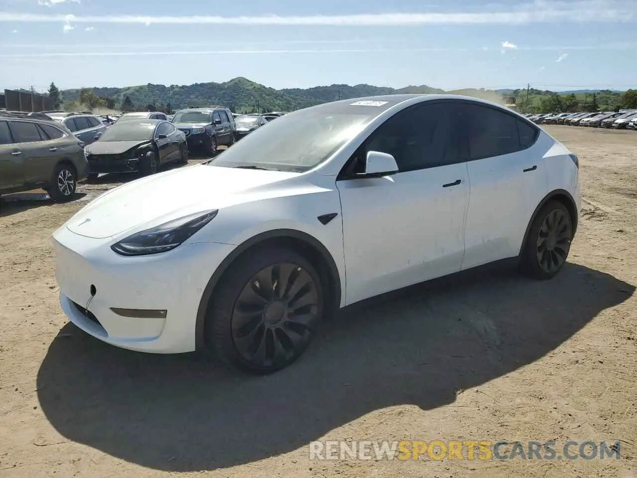 1 Photograph of a damaged car 7SAYGDEF5NF509919 TESLA MODEL Y 2022