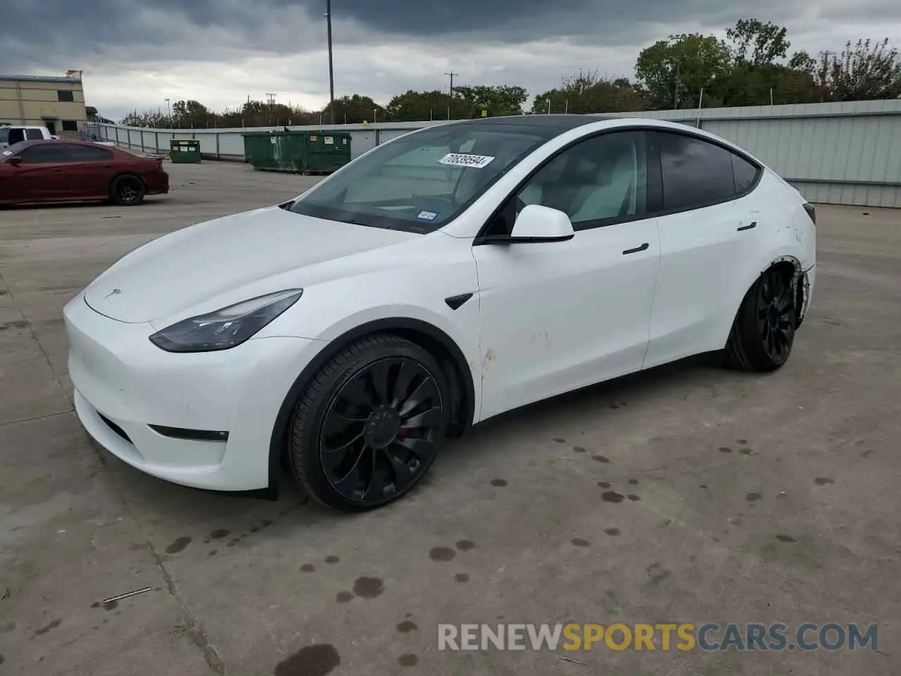 1 Photograph of a damaged car 7SAYGDEF5NF536876 TESLA MODEL Y 2022