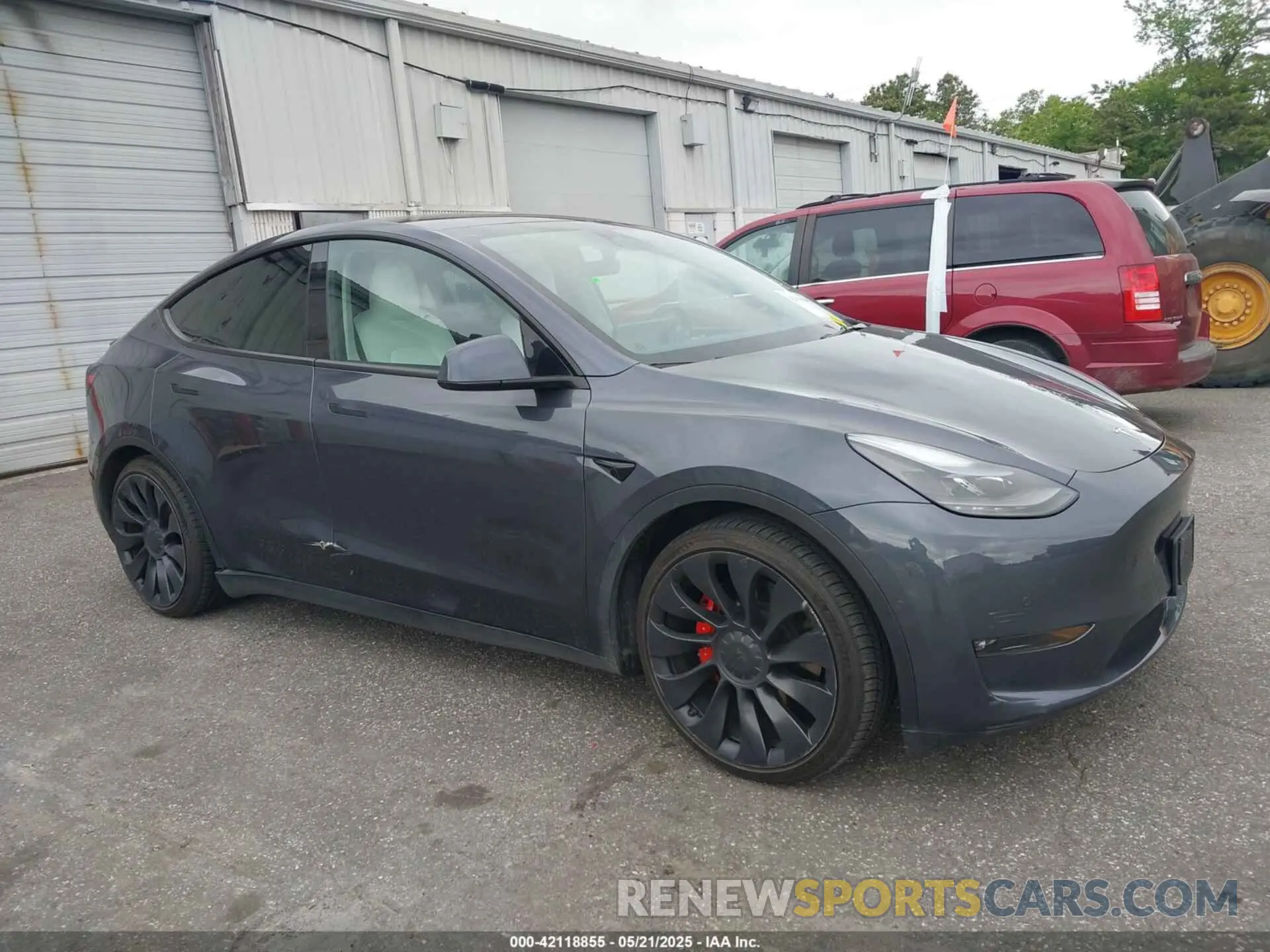 1 Photograph of a damaged car 7SAYGDEF5NF544542 TESLA MODEL Y 2022