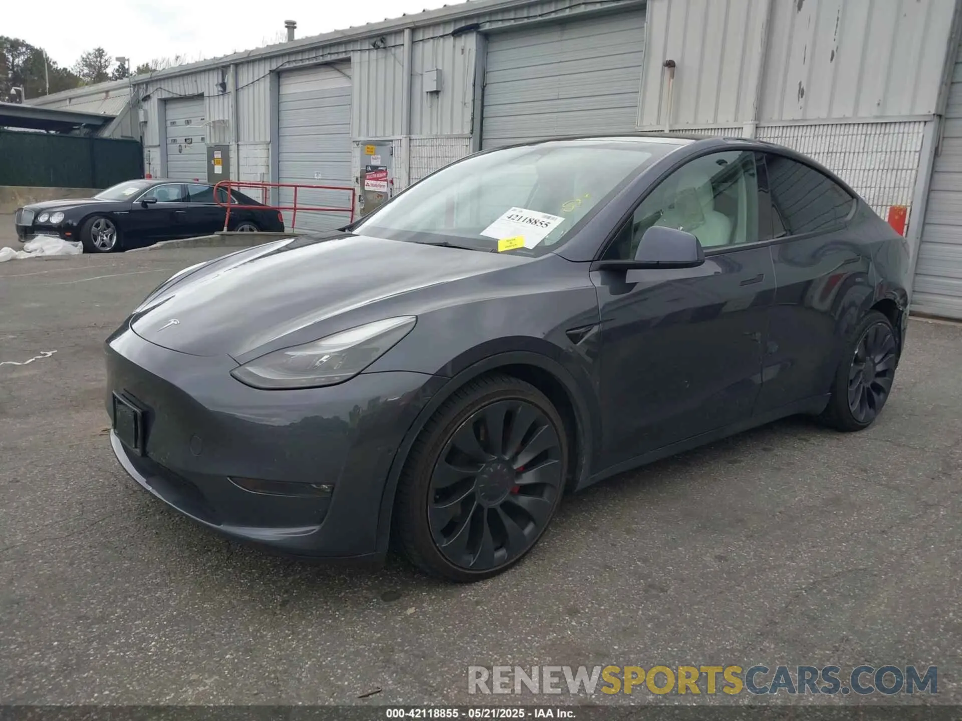 2 Photograph of a damaged car 7SAYGDEF5NF544542 TESLA MODEL Y 2022