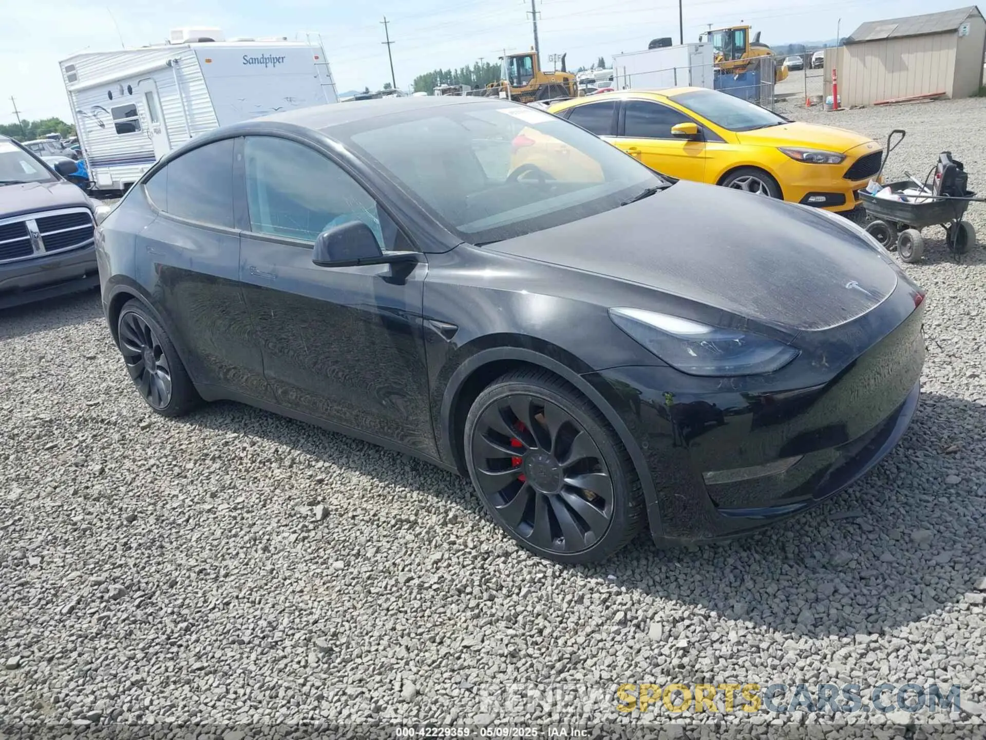 1 Photograph of a damaged car 7SAYGDEF5NF546680 TESLA MODEL Y 2022