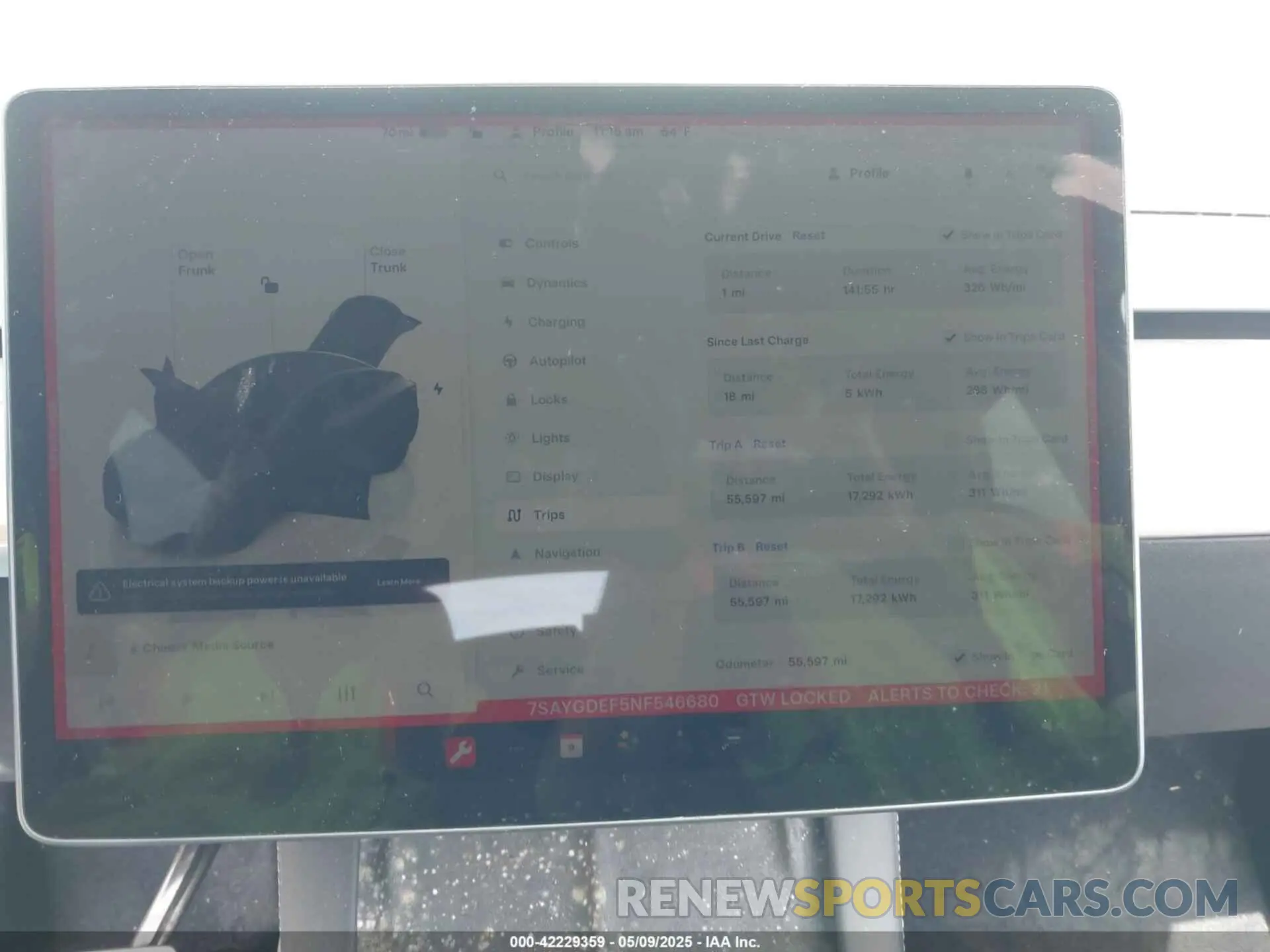 7 Photograph of a damaged car 7SAYGDEF5NF546680 TESLA MODEL Y 2022