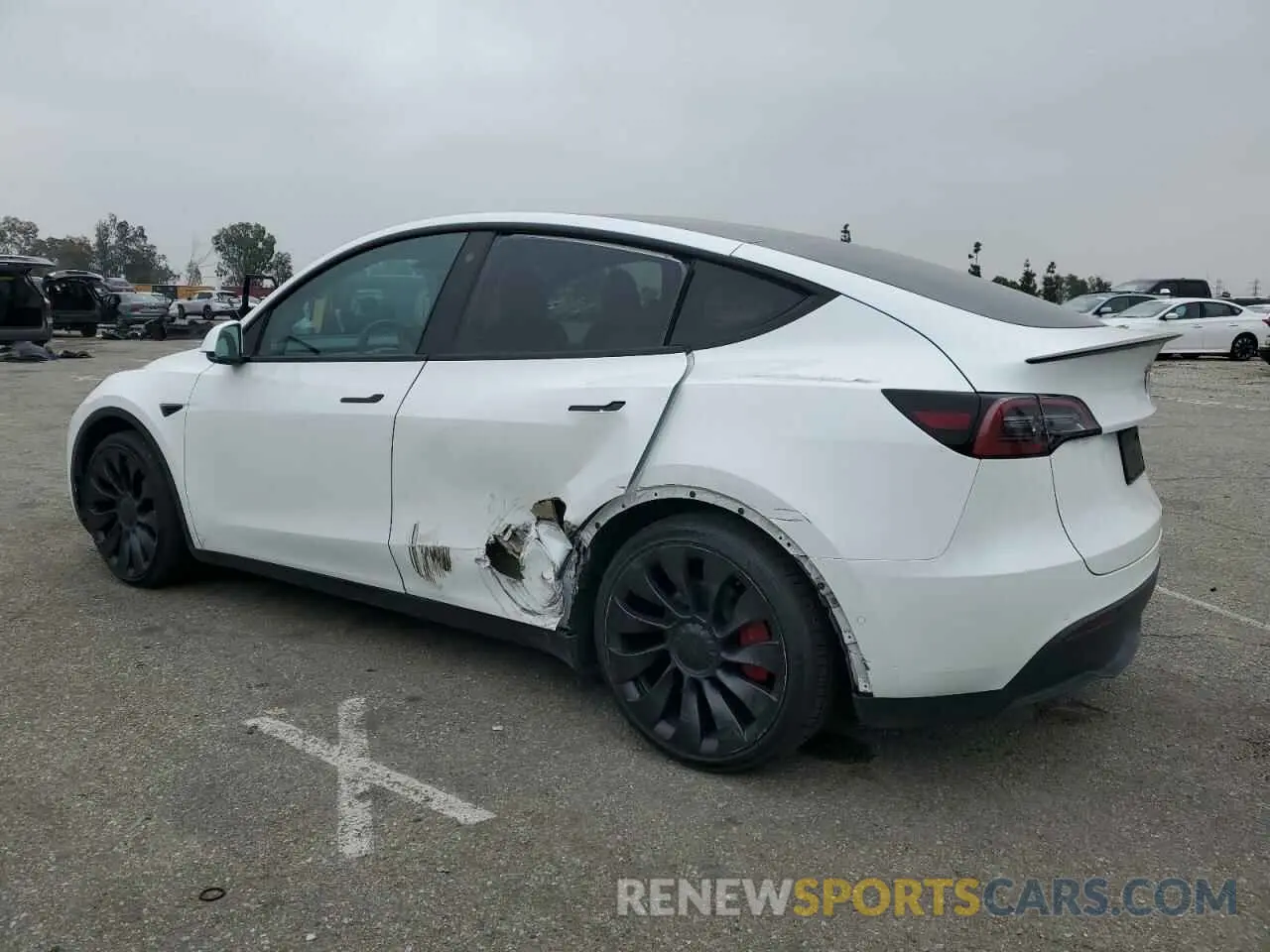 2 Photograph of a damaged car 7SAYGDEF5NF567688 TESLA MODEL Y 2022