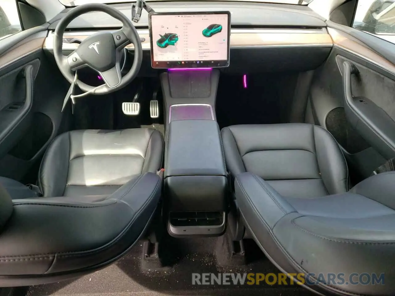 8 Photograph of a damaged car 7SAYGDEF5NF574821 TESLA MODEL Y 2022