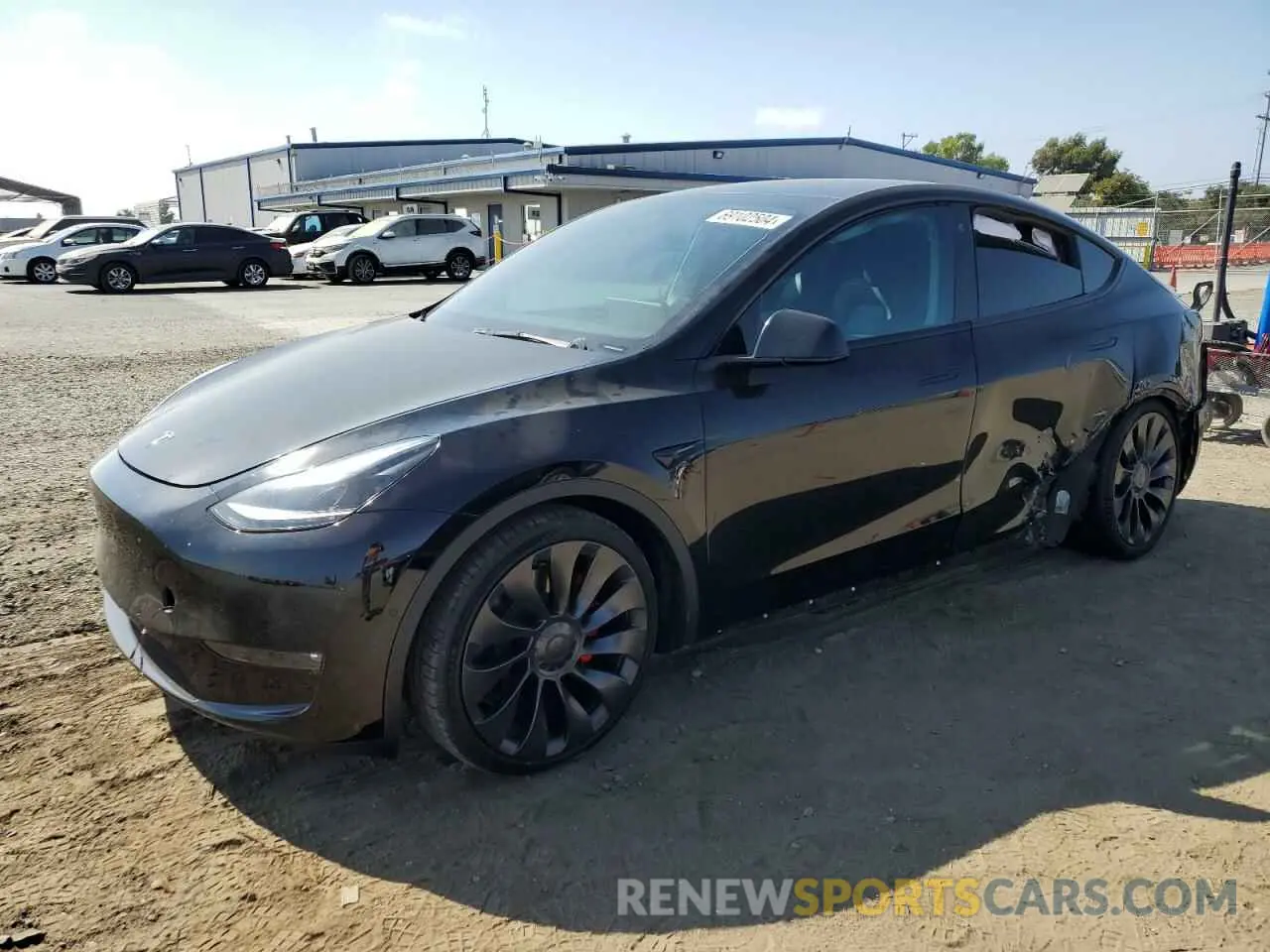 1 Photograph of a damaged car 7SAYGDEF5NF576570 TESLA MODEL Y 2022