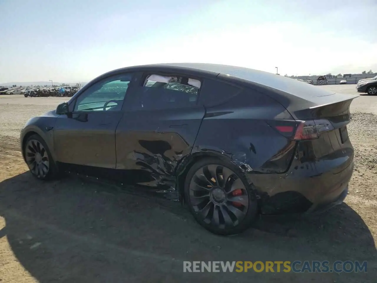 2 Photograph of a damaged car 7SAYGDEF5NF576570 TESLA MODEL Y 2022