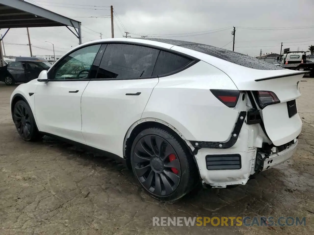 2 Photograph of a damaged car 7SAYGDEF6NF324360 TESLA MODEL Y 2022