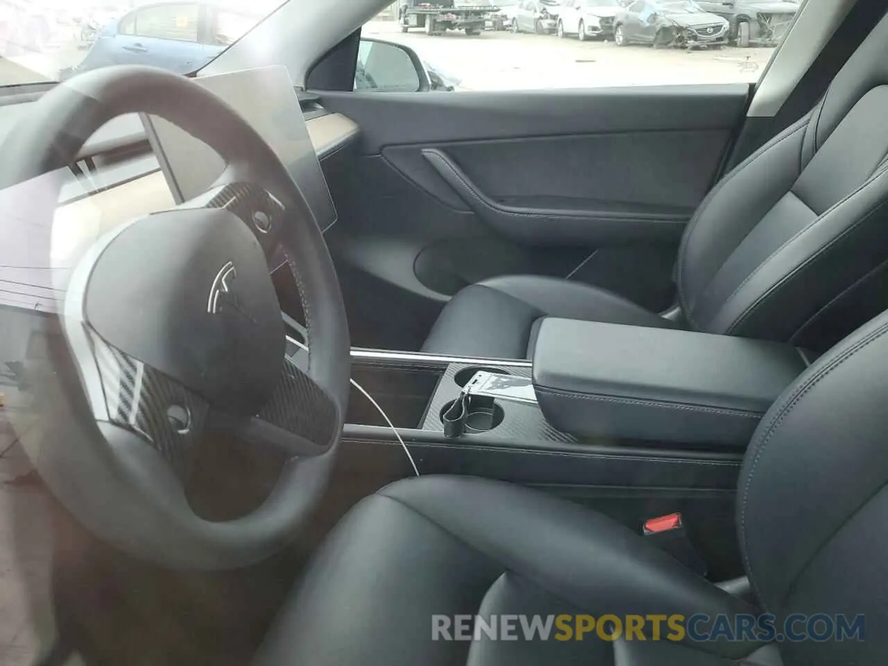 7 Photograph of a damaged car 7SAYGDEF6NF324360 TESLA MODEL Y 2022