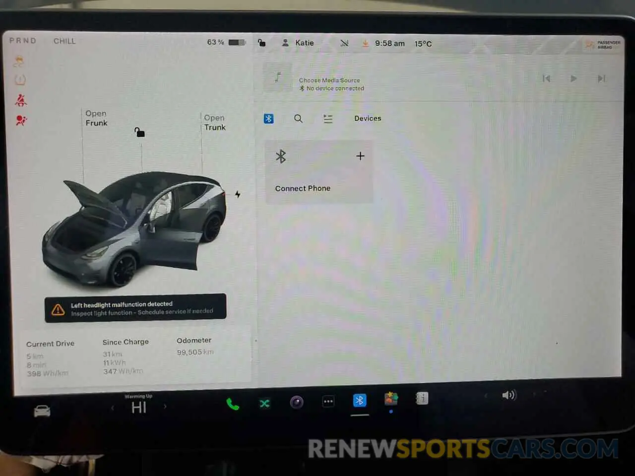 9 Photograph of a damaged car 7SAYGDEF6NF327016 TESLA MODEL Y 2022