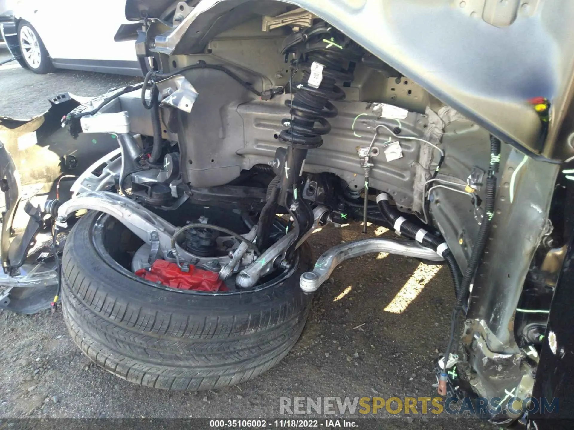6 Photograph of a damaged car 7SAYGDEF6NF327078 TESLA MODEL Y 2022
