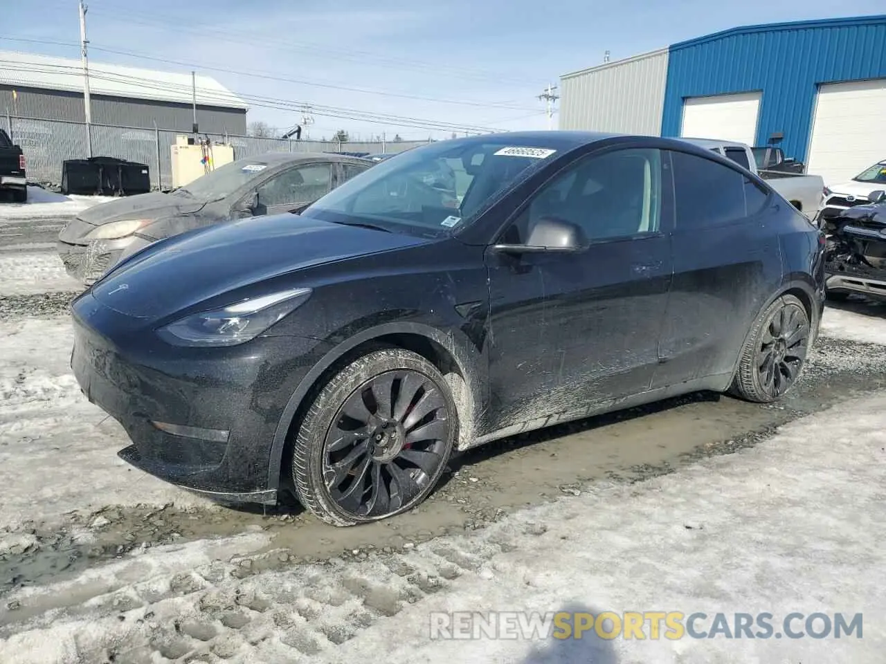1 Photograph of a damaged car 7SAYGDEF6NF339246 TESLA MODEL Y 2022