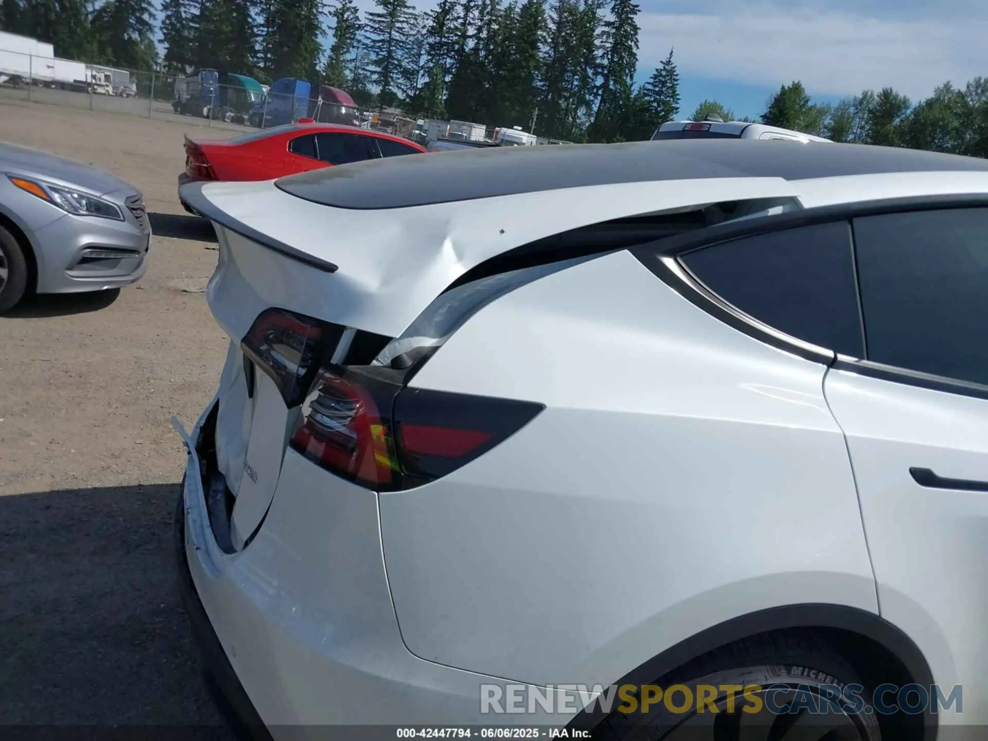 19 Photograph of a damaged car 7SAYGDEF6NF340932 TESLA MODEL Y 2022