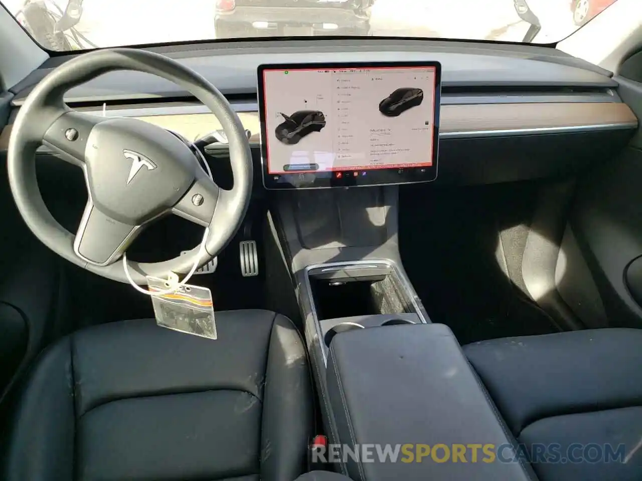 8 Photograph of a damaged car 7SAYGDEF6NF342051 TESLA MODEL Y 2022