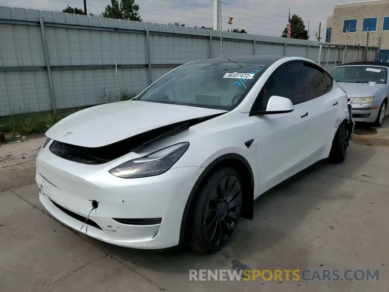 2 Photograph of a damaged car 7SAYGDEF6NF398149 TESLA MODEL Y 2022