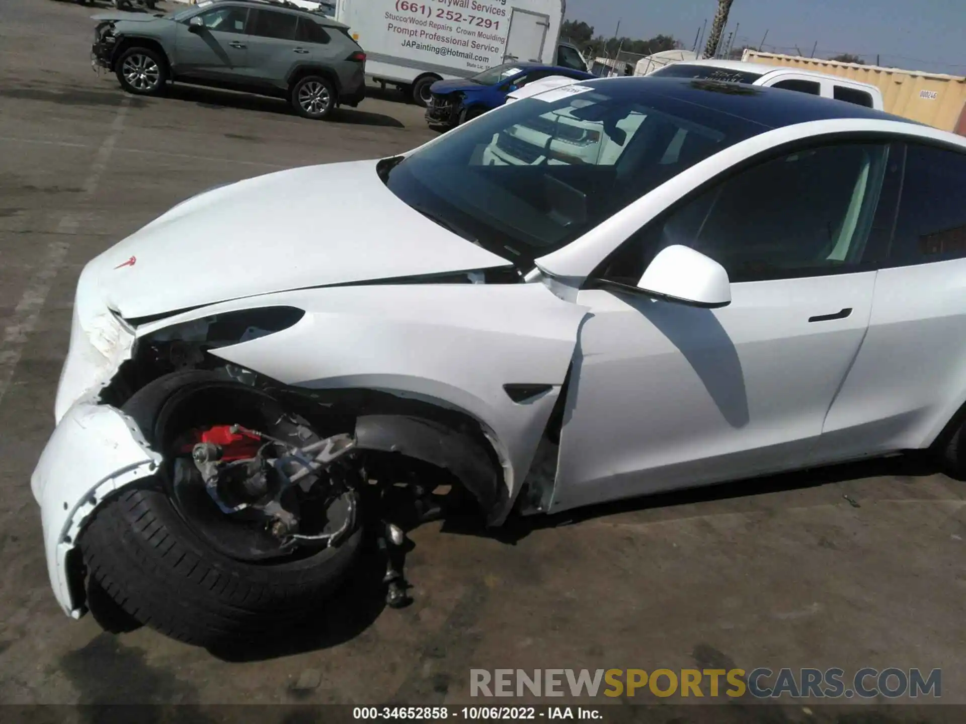 6 Photograph of a damaged car 7SAYGDEF6NF398264 TESLA MODEL Y 2022