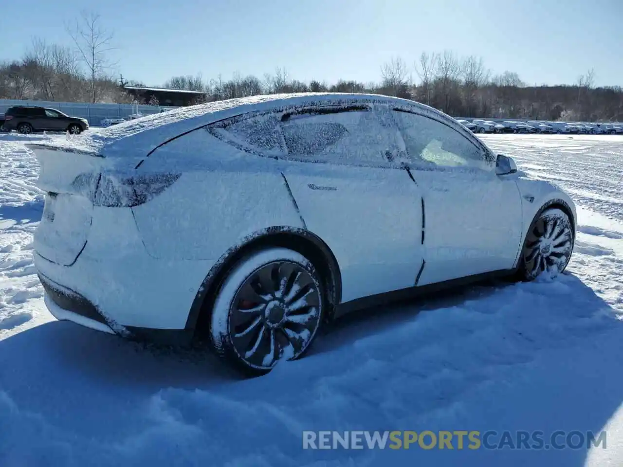 3 Photograph of a damaged car 7SAYGDEF6NF416360 TESLA MODEL Y 2022