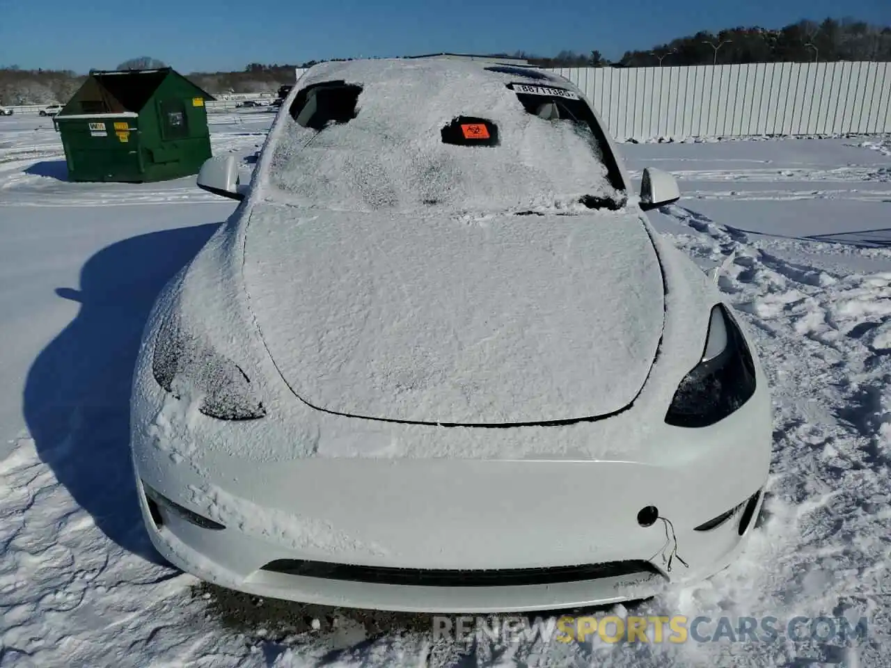 5 Photograph of a damaged car 7SAYGDEF6NF416360 TESLA MODEL Y 2022