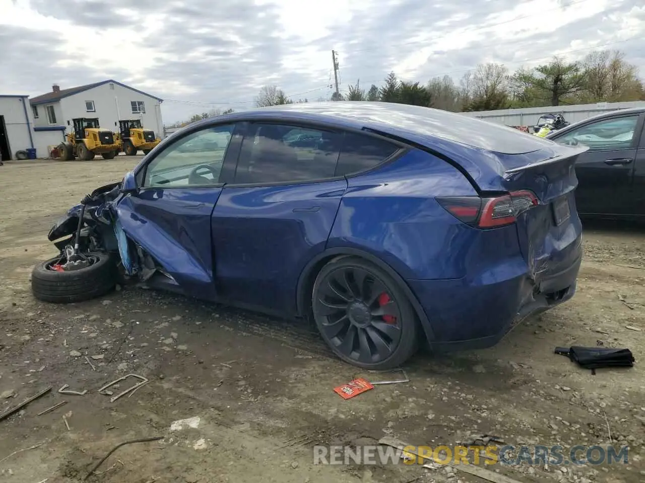 2 Photograph of a damaged car 7SAYGDEF6NF448872 TESLA MODEL Y 2022
