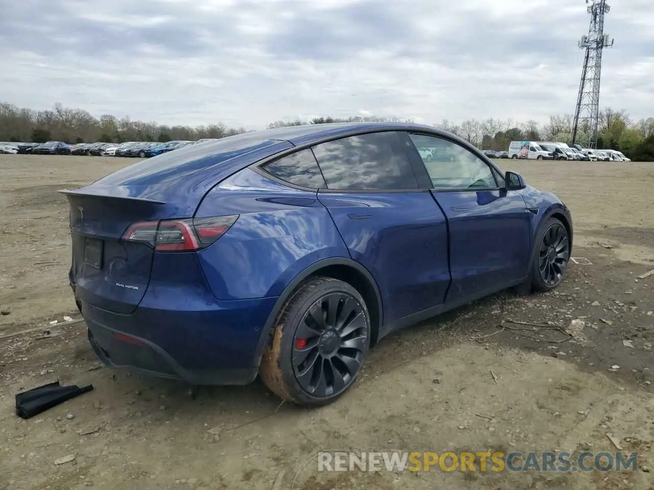3 Photograph of a damaged car 7SAYGDEF6NF448872 TESLA MODEL Y 2022